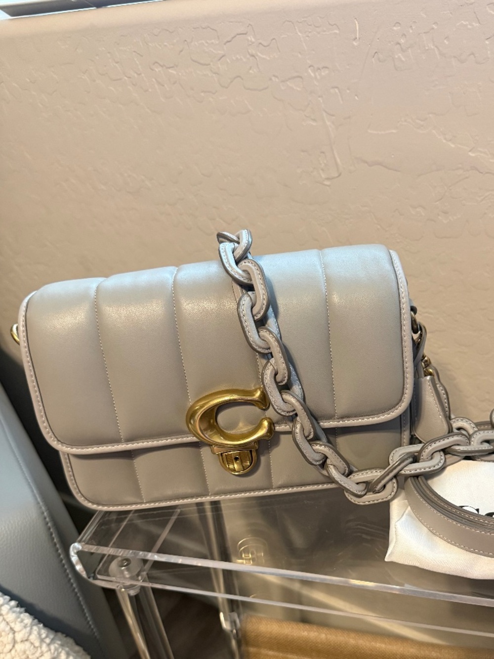 Coach Quilted Studio Shoulder Bag
